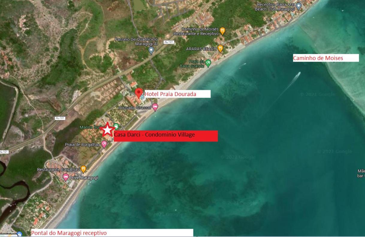 Casa Darci - Beira-Mar, No Condominio Village 马拉戈日 外观 照片